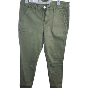 NWT Seven 7 green skinny jeans size 10